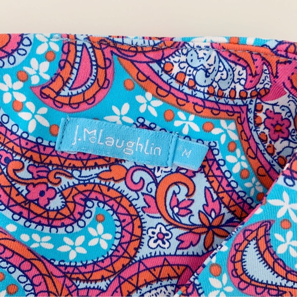 J. McLaughlin Paisley Sleeveless Top - Picture 6 of 9